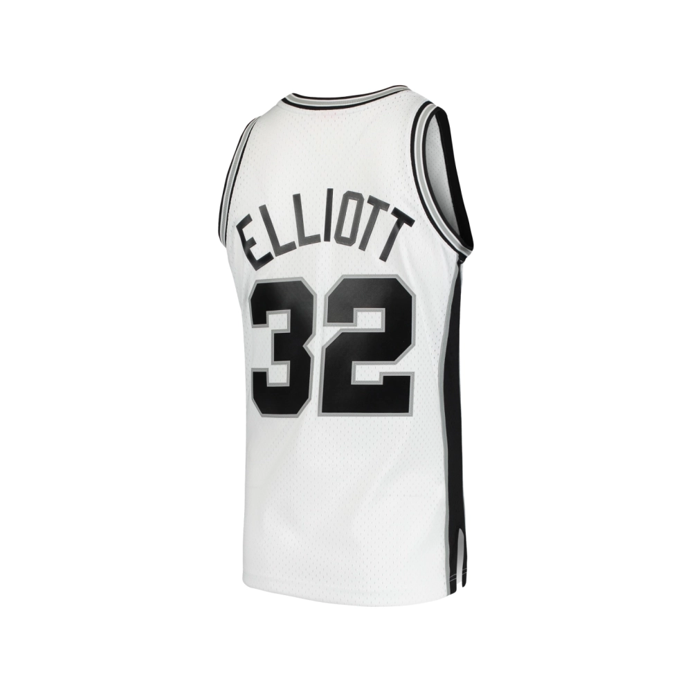 Mens San Antonio Spurs Sean Elliott White 1998 99 Hardwood Classics Swingman Jersey,San Antonio Spurs,NBA,JERSEY with free shipp