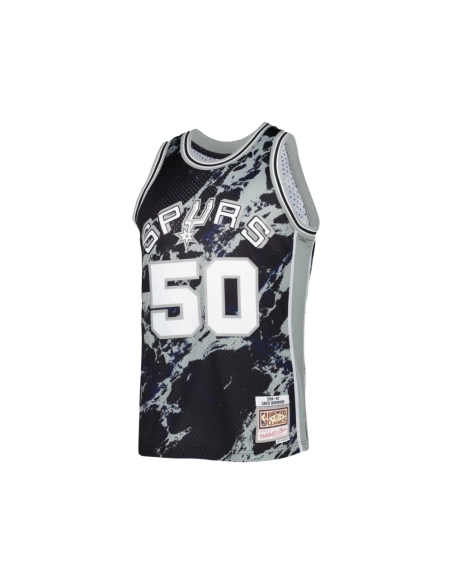 Mens San Antonio Spurs David Robinson Black 1998 99 Hardwood Classics Marble Swingman Jersey,San Antonio Spurs,NBA,JERSEY with f
