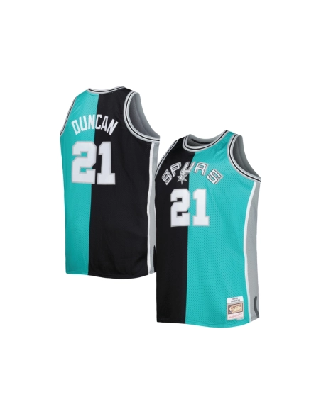 Mens San Antonio Spurs Black Teal Big Tall Hardwood Classics 1998 99 Split Swingman Jersey,San Antonio Spurs,NBA,JERSEY with fre