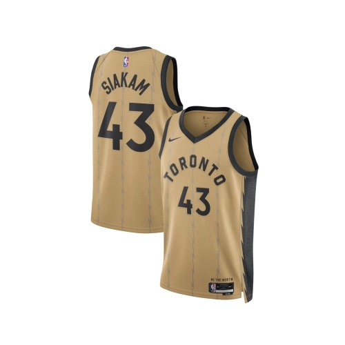 Unisex Toronto Raptors Pascal Siakam Gold 2023 24 Swingman Jersey - City Edition,Toronto Raptors,NBA,JERSEY with free shipping