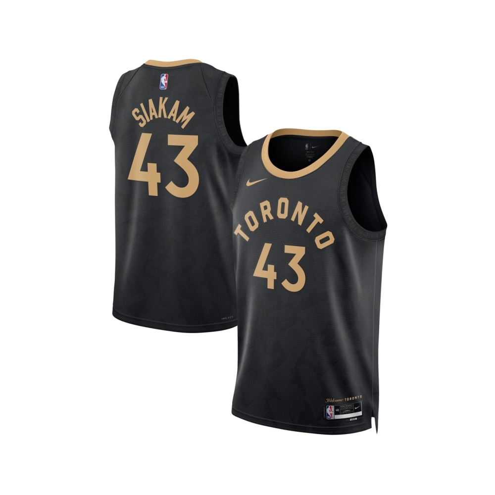 Unisex Toronto Raptors Pascal Siakam Black 2022 23 Swingman Jersey - City Edition,Toronto Raptors,NBA,JERSEY with free shipping