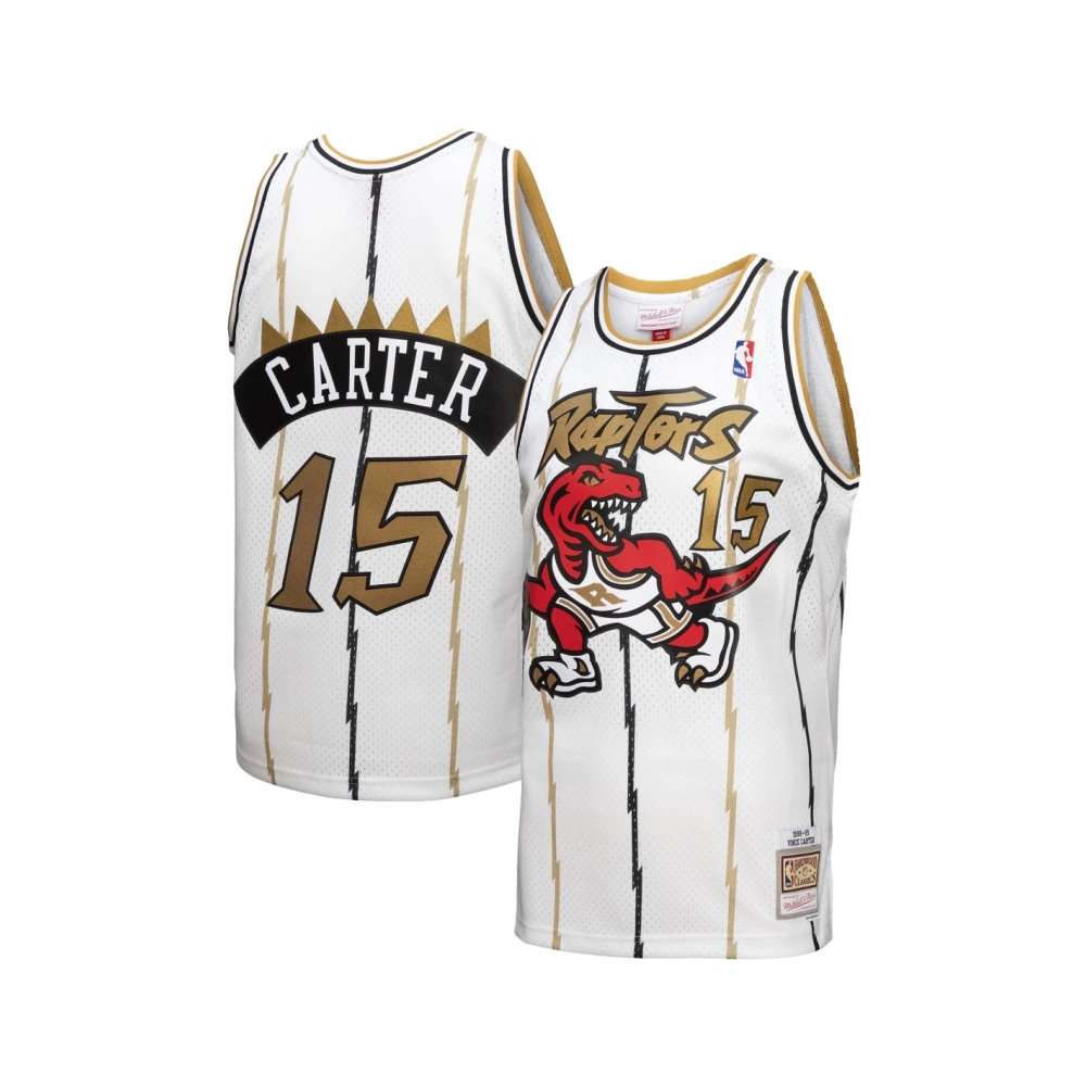 Mens Toronto Raptors Vince Carter White 1998-99 Hardwood Classics Reload 3.0 Swingman Jersey,Toronto Raptors,NBA,JERSEY with fre