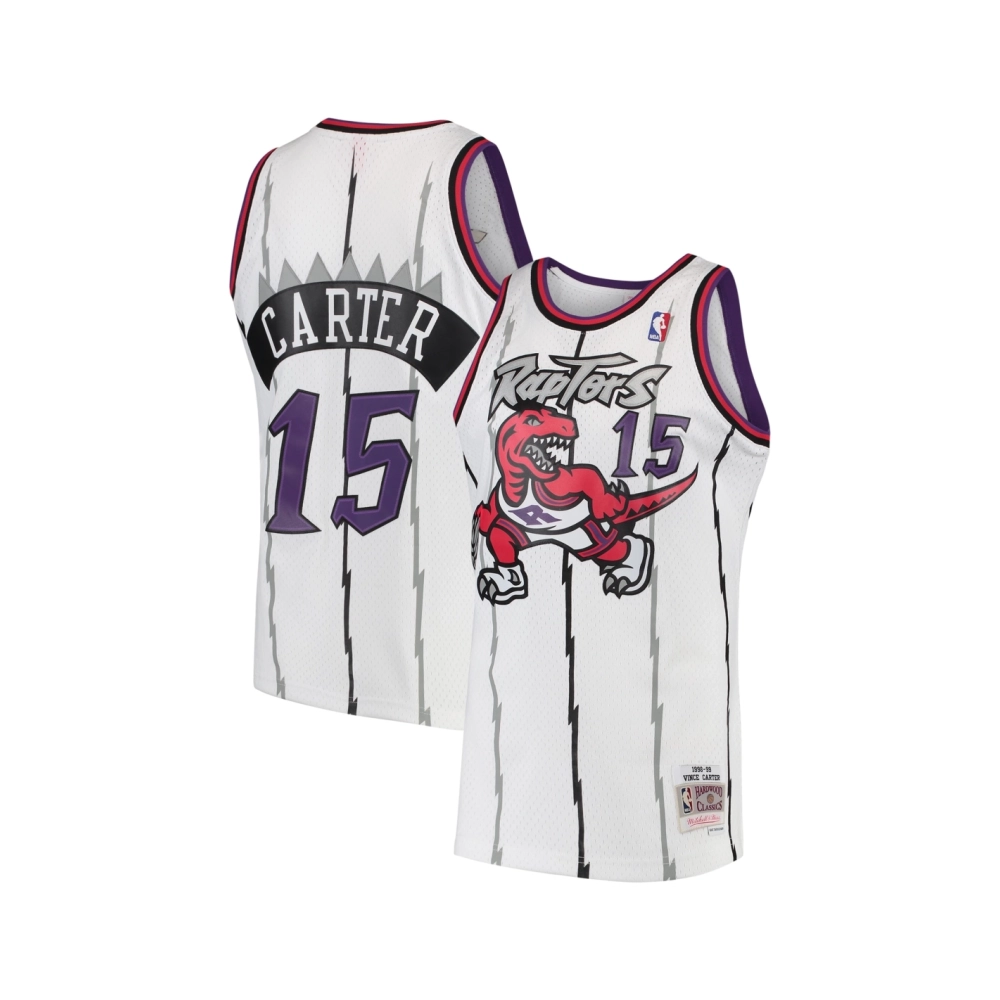 Mens Toronto Raptors Vince Carter White 1998 99 Hardwood Classics Swingman Jersey,Toronto Raptors,NBA,JERSEY with free shipping