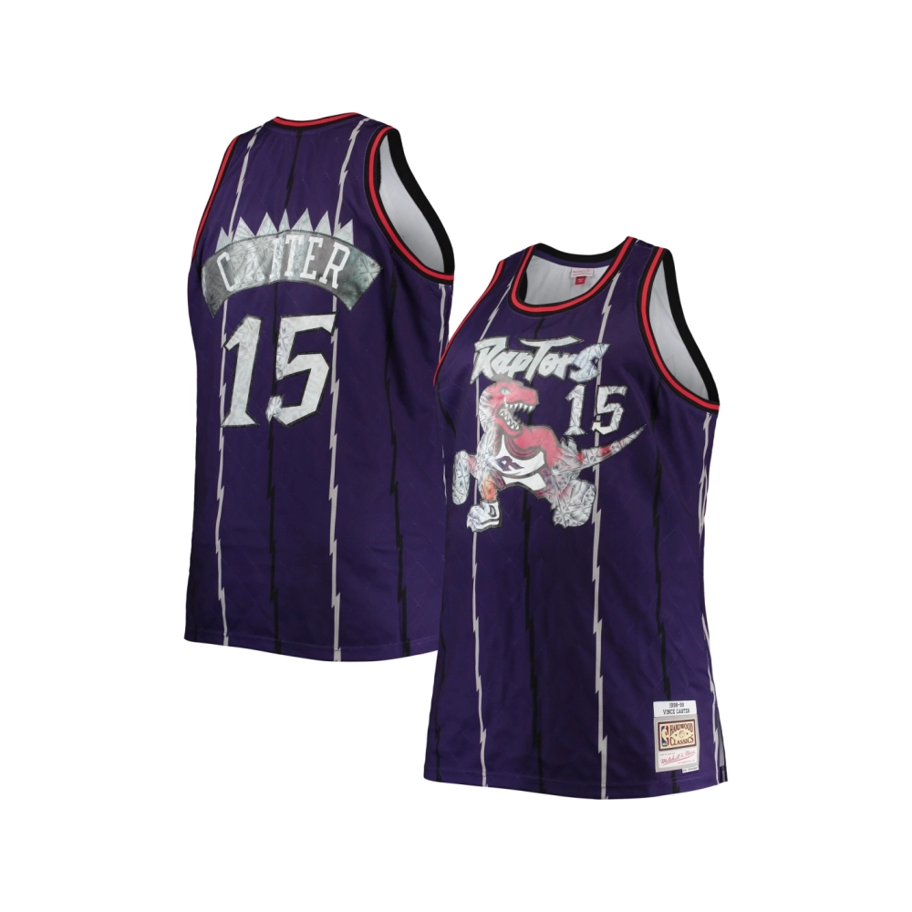 Mens Toronto Raptors Vince Carter Purple Big Tall 1998 99 NBA 75th Anniversary Diamond Swingman Jersey,Toronto Raptors,NBA,JERSE