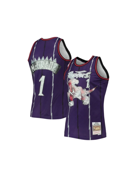 Mens Toronto Raptors Tracy McGrady Purple 1998 99 Hardwood Classics NBA 75th Anniversary Diamond Swingman Jersey,Toronto Raptors