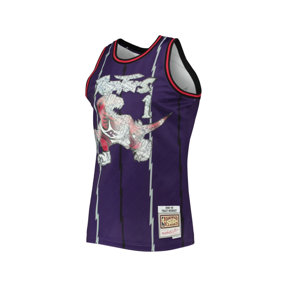 Mens Toronto Raptors Tracy McGrady Purple 1998 99 Hardwood Classics NBA 75th Anniversary Diamond Swingman Jersey,Toronto Raptors