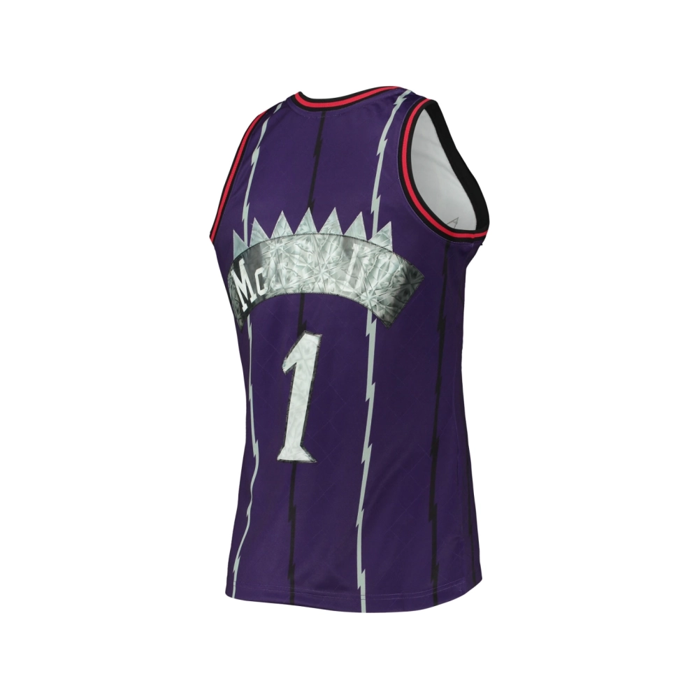 Mens Toronto Raptors Tracy McGrady Purple 1998 99 Hardwood Classics NBA 75th Anniversary Diamond Swingman Jersey,Toronto Raptors
