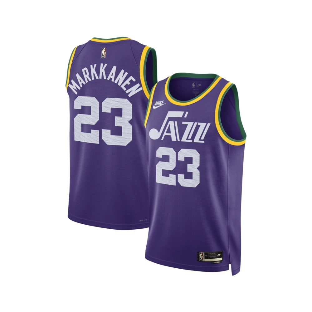 Unisex Utah Jazz Lauri Markkanen Purple 2023 24 Swingman Replica Jersey - Classic Edition,Utah Jazz,NBA,JERSEY with free shippin