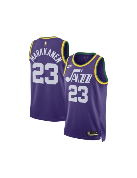 Unisex Utah Jazz Lauri Markkanen Purple 2023 24 Swingman Replica Jersey - Classic Edition,Utah Jazz,NBA,JERSEY with free shippin