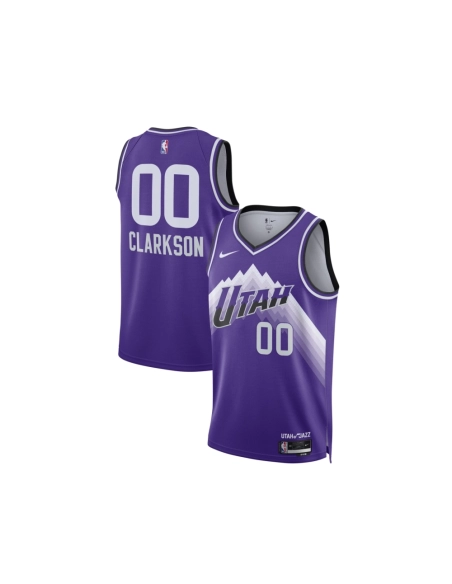 Unisex Utah Jazz Jordan Clarkson Purple 2023 24 Swingman Jersey - City Edition,Utah Jazz,NBA,JERSEY with free shipping
