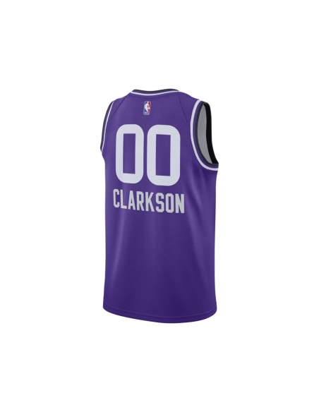Unisex Utah Jazz Jordan Clarkson Purple 2023 24 Swingman Jersey - City Edition,Utah Jazz,NBA,JERSEY with free shipping