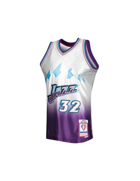 Mens Utah Jazz Karl Malone Platinum 1996 97 Hardwood Classics 75th Anniversary Swingman Jersey,Utah Jazz,NBA,JERSEY with free sh