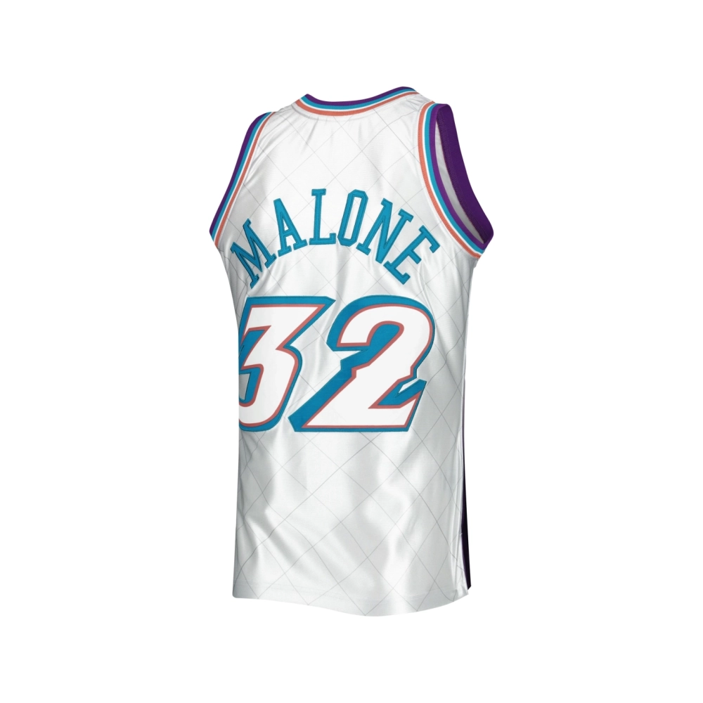 Mens Utah Jazz Karl Malone Platinum 1996 97 Hardwood Classics 75th Anniversary Swingman Jersey,Utah Jazz,NBA,JERSEY with free sh
