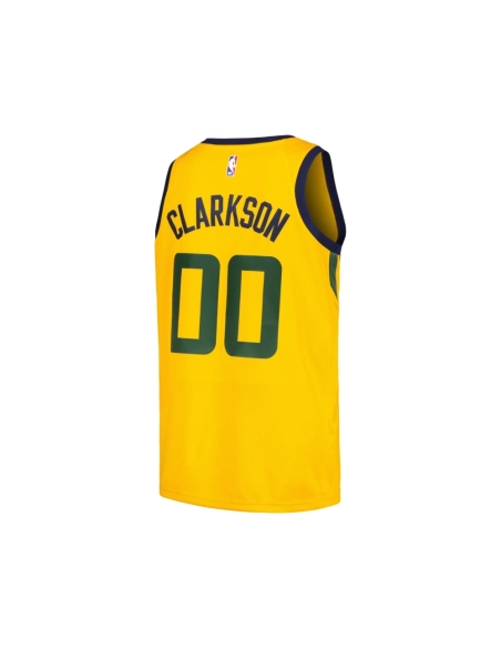 Mens Utah Jazz Jordan Clarkson Yellow Swingman Jersey - Statement Edition,Utah Jazz,NBA,JERSEY with free shipping