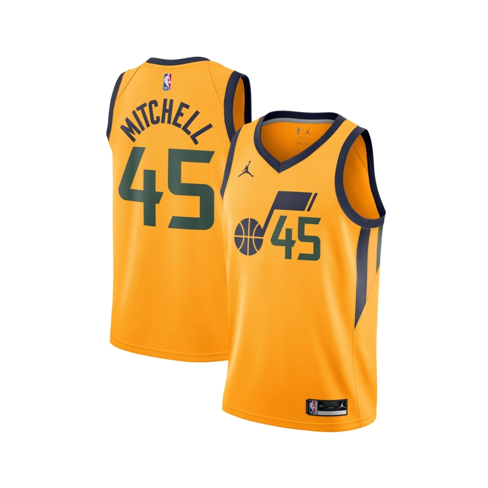 Mens Utah Jazz Donovan Mitchell Gold 2020 21 Swingman Jersey - Statement Edition,Utah Jazz,NBA,JERSEY with free shipping