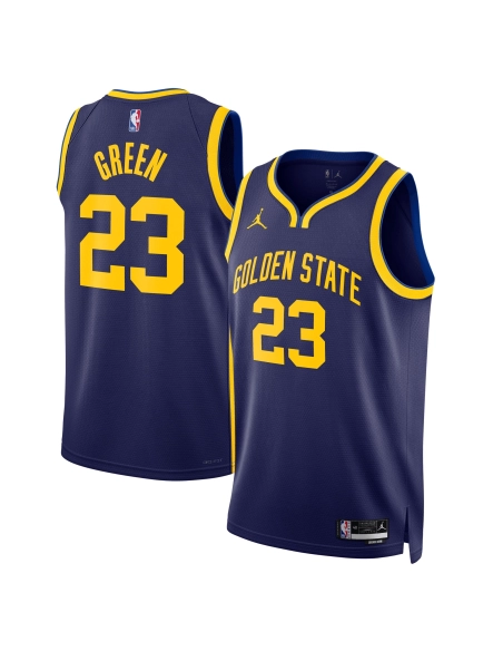 Unisex Golden State Warriors Draymond Green Navy Swingman Jersey - Statement Edition,Golden State Warriors,NBA,JERSEY with free 