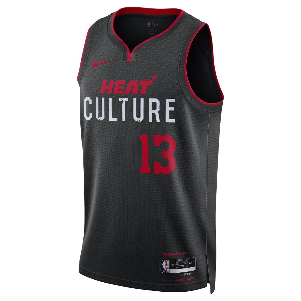 Unisex Miami Heat Bam Adebayo Black 2023 24 Swingman Jersey - City Edition,Miami Heat,NBA,JERSEY with free shipping
