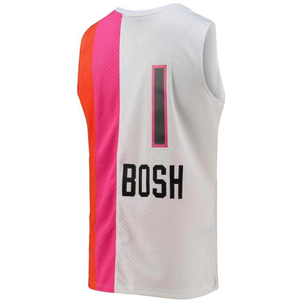 Mens Miami Heat Chris Bosh White 2001 02 Hardwood Classics Swingman Jersey,Miami Heat,NBA,JERSEY with free shipping