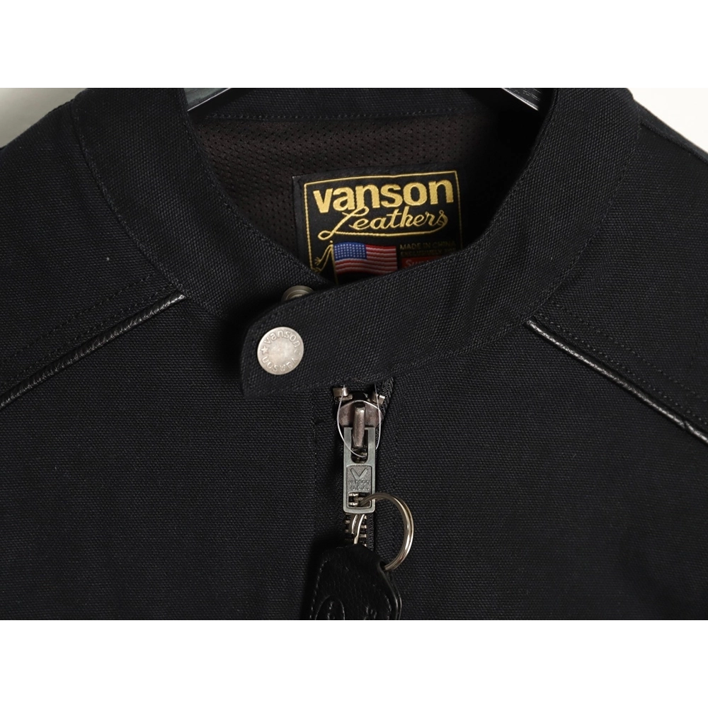 Supreme Vanson Leathers Cordura joint logo patch zipper patch jacket TSK2,Supreme