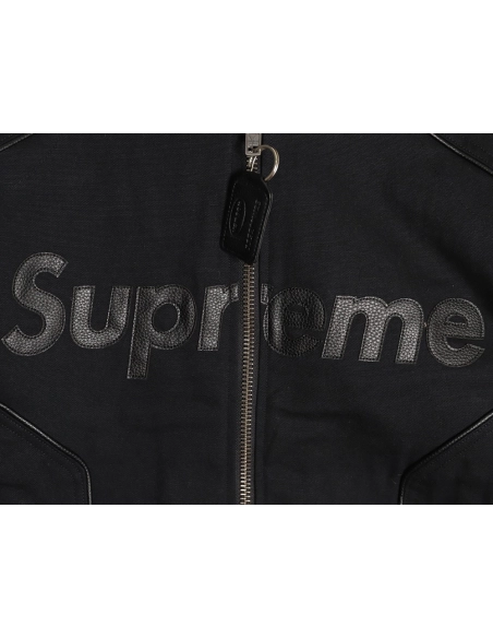 Supreme Vanson Leathers Cordura joint logo patch zipper patch jacket TSK2,Supreme