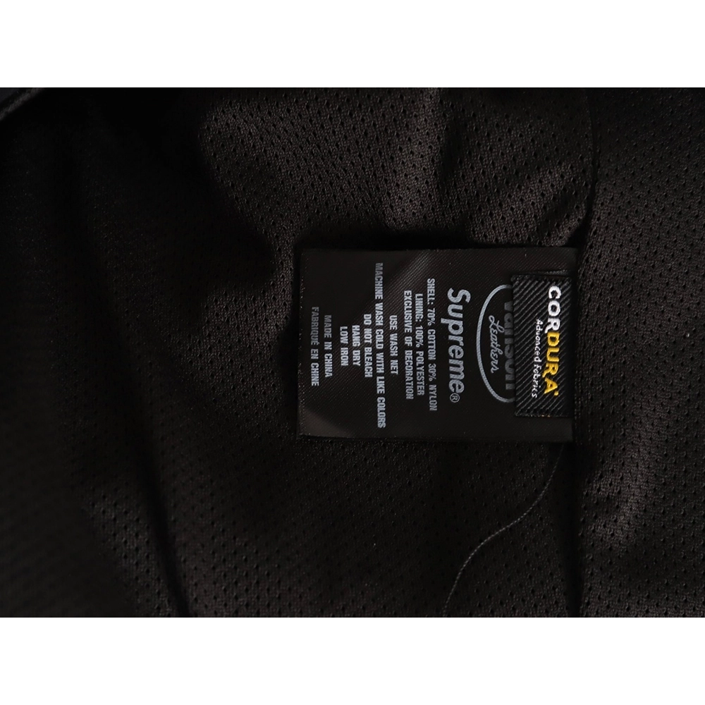 Supreme Vanson Leathers Cordura joint logo patch zipper patch jacket TSK2,Supreme