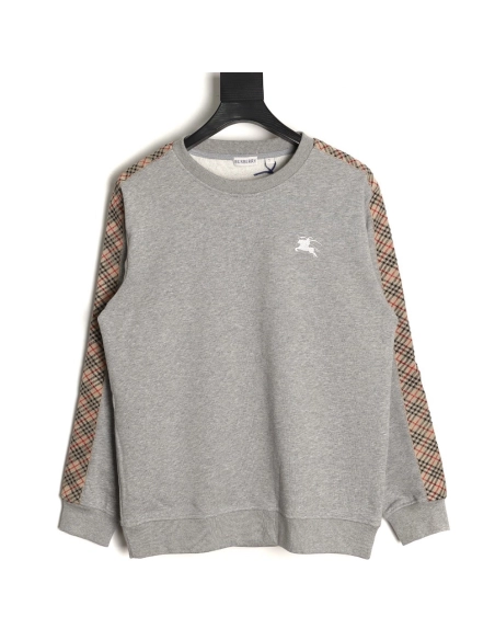 Burberry Side Check Web Crew Neck Sweatshirt,Burberry
