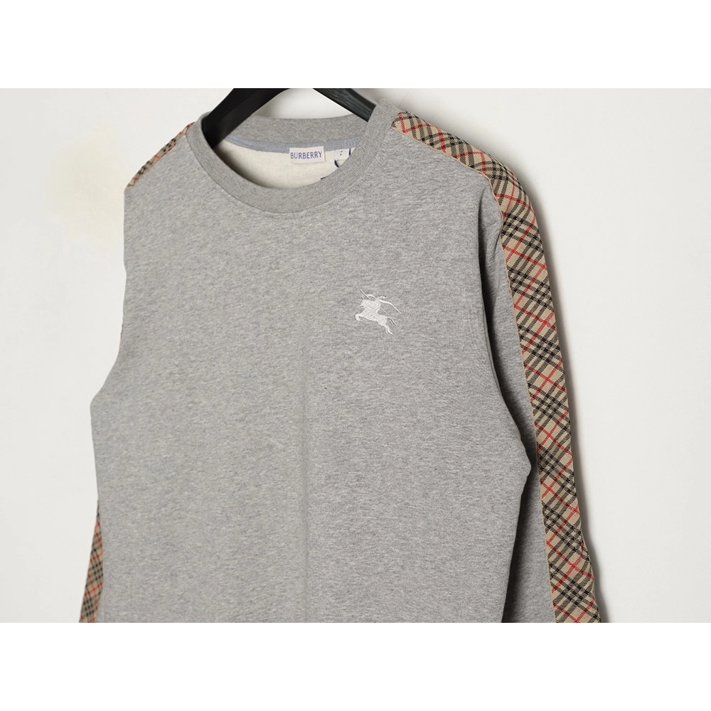Burberry Side Check Web Crew Neck Sweatshirt,Burberry