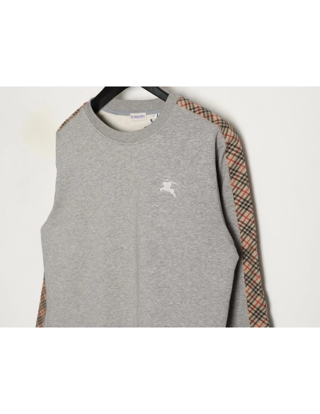 Burberry Side Check Web Crew Neck Sweatshirt,Burberry