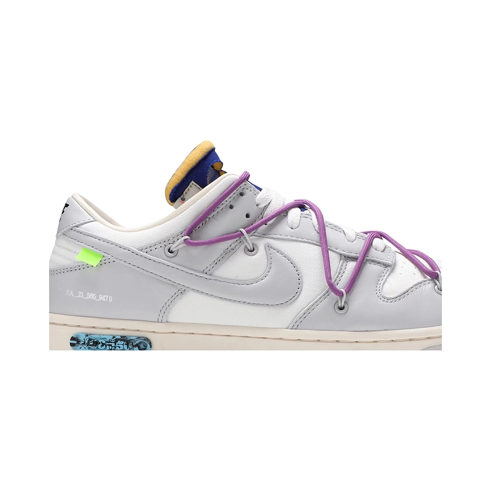 OffWhite x Dunk Low Lot 48 of 50,Dunk SB,NIKE SHOES Reps