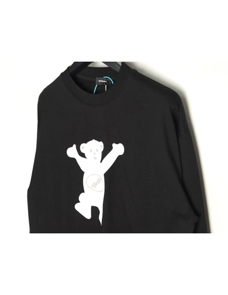 We11done Double-sided cute bear print long sleeve TSK1,We11done