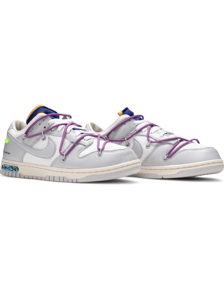 OffWhite x Dunk Low Lot 48 of 50,Dunk SB,NIKE SHOES Reps