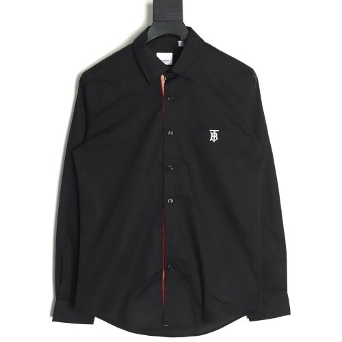 Burberry classic embroidered TB small logo shirt TSK1,Burberry