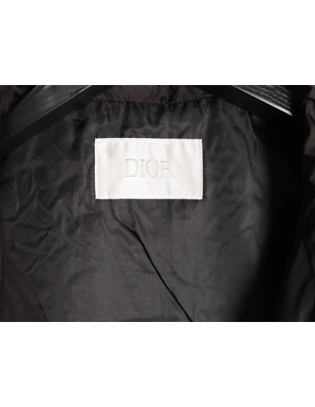 Dior chest letter logo full print patchwork hooded jacket TSK1,Dior