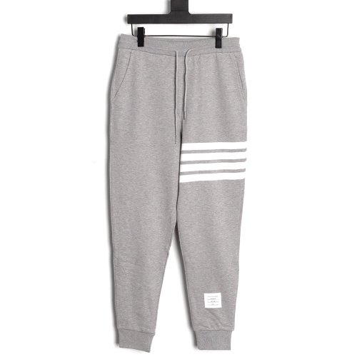 Thom Browne classic yarn-dyed raised-leg sweatpants,Thom Browne