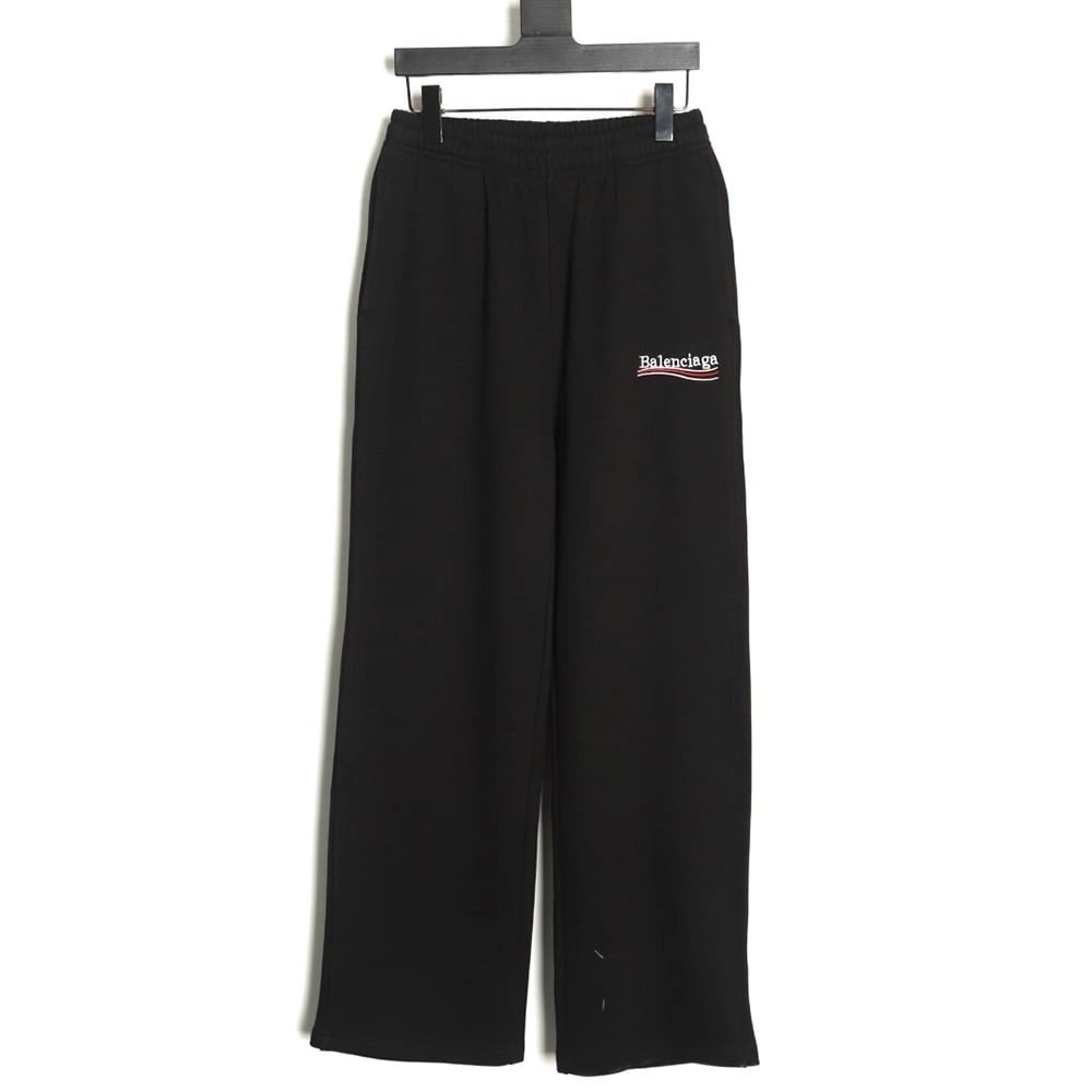 Balenciaga cola embroidered wide-leg trousers,Balenciaga