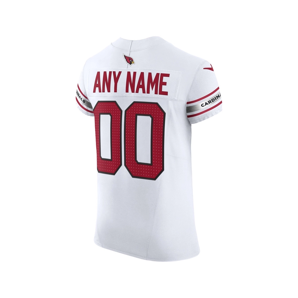 Mens Arizona Cardinals White Vapor F.U.S.E. Elite Custom Jersey