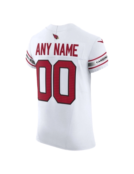 Mens Arizona Cardinals White Vapor F.U.S.E. Elite Custom Jersey