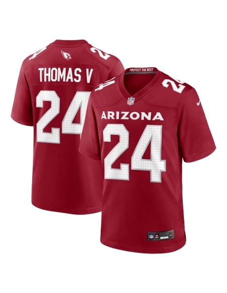 Mens Arizona Cardinals Starling Thomas V Cardinal Team Game Jersey