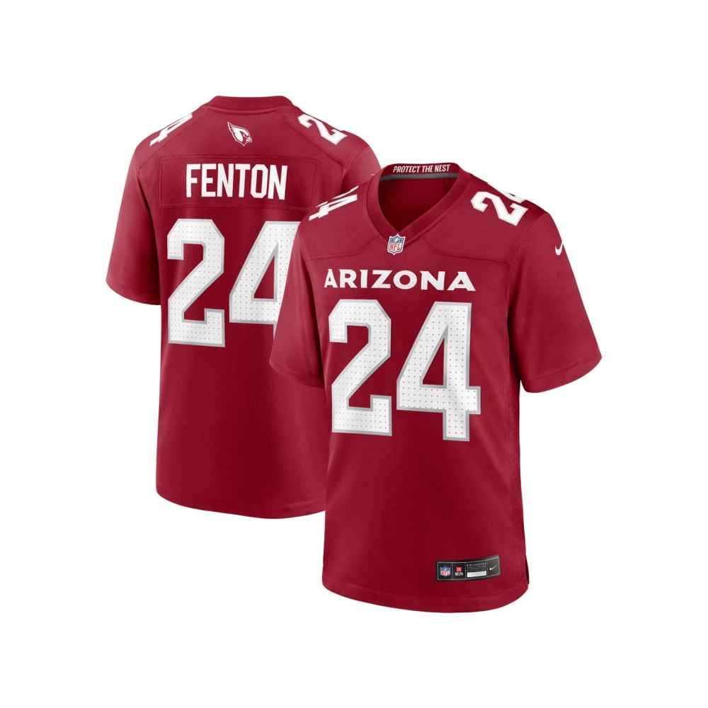 Mens Arizona Cardinals Rashad Fenton Cardinal Game Player Jersey