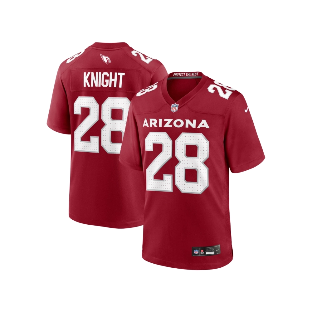 Mens Arizona Cardinals Qwuantrezz Knight Cardinal Game Jersey
